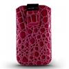 Custodia Dolce Vita  DV1017 Crocco Line per IPhone 5 e similari MISURA L COLORE  FUCSIA